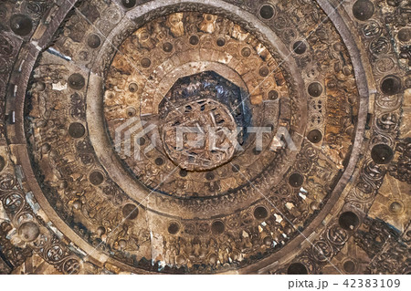 Ceiling of Chennakeshava temple, Belur, Karnataka 42383109