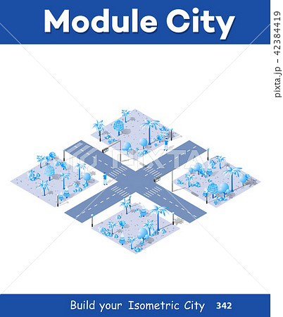 3d map of city on white 3d map of city on white 42384419