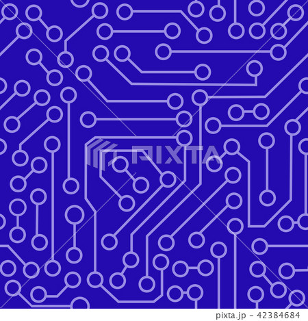 pattern of electronic circuit 42384684