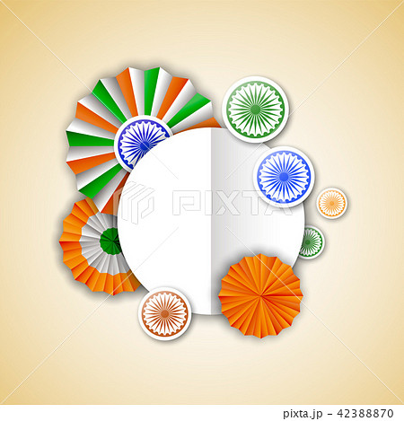 India Independence empty greeting card template India Independence empty greeting card template 42388870