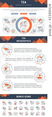 Website Banner and Landing Page of Tea. Website Banner and Landing Page of Tea. 42389428