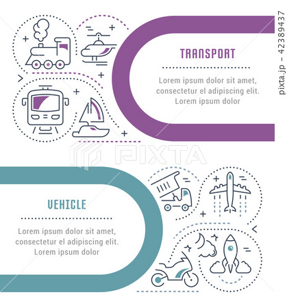 Website Banner and Landing Page of Transport. Website Banner and Landing Page of Transport. 42389437
