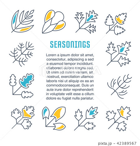 Website Banner and Landing Page of Seasonings. Website Banner and Landing Page of Seasonings. 42389567