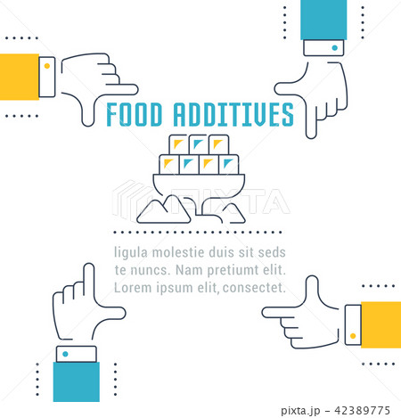 Website Banner and Landing Page of Food Additives. 42389775