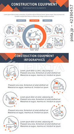 Website Banner of Construction Equipment. 42390457