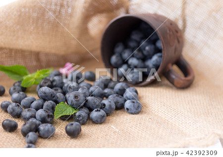 Composition in a rural style. Berries. 42392309