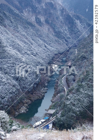 冬の小歩危峡 冬の小歩危峡 42392579