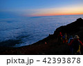 雲海　富士山頂付近にて 42393878