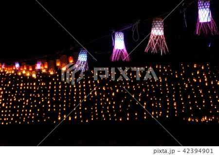 道の駅「耶馬トピア」 千灯籠夜フェスタ 道の駅「耶馬トピア」 千灯籠夜フェスタ 42394901