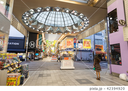 大須商店街　万松寺通　裏門前町通　アーケード 42394920