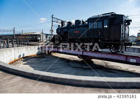 大井川鐵道　SLの転車台　新金谷駅 42395161