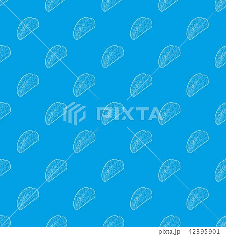 Kebab pattern vector seamless blue Kebab pattern vector seamless blue 42395901