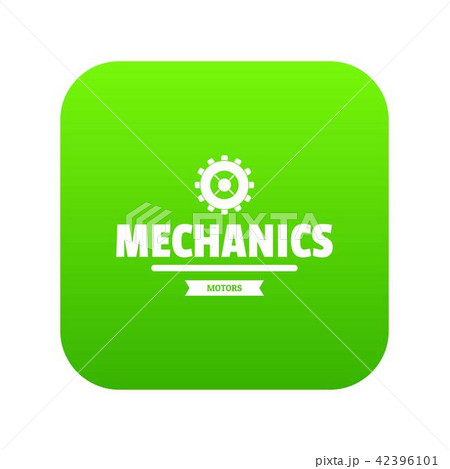 Business machinery icon green vector 42396101