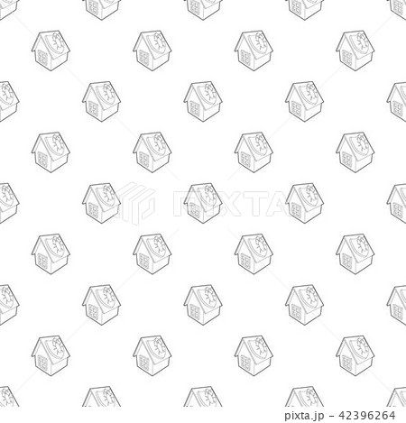 Disinfection house icon, outline style 42396264