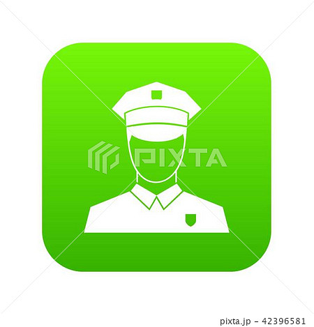Pilot icon digital green 42396581