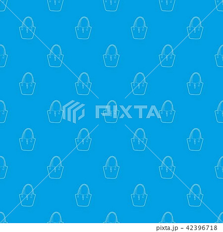 Women bag pattern vector seamless blue Women bag pattern vector seamless blue 42396718