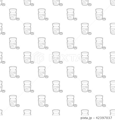 Sleeping pill icon, outline style 42397037