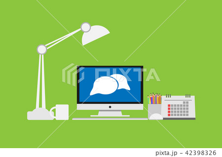 callout icon on Computer Monitor Vector callout icon on Computer Monitor Vector 42398326