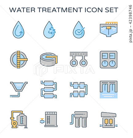 water treatment icon 42398746