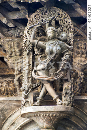 Shilabalika, celestial maiden Chennakeshava temple 42401022