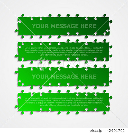 Pieces Puzzle. Signboard. Story board. Banner. Pieces Puzzle. Signboard. Story board. Banner. 42401702