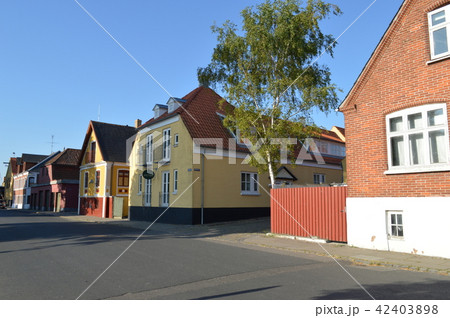 デンマーク、マスタルの家並み デンマーク、マスタルの家並み 42403898