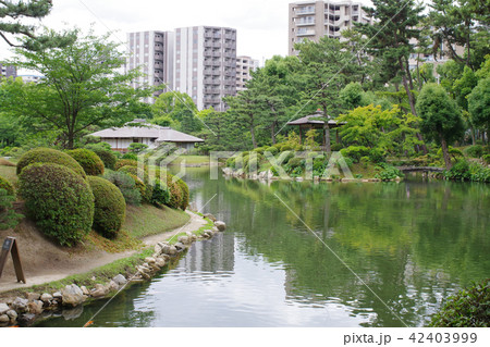 広島市の名勝縮景園 42403999