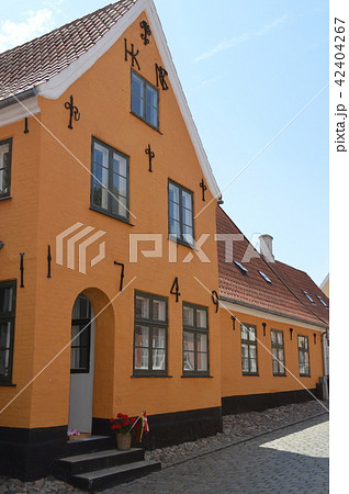 Denmark, Aeroe Island, Marstal, very old house Denmark, Aeroe Island, Marstal, very old house 42404267