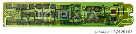 small long narrow green circuit board  42406837