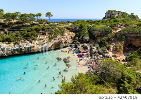 The beach of Cala des Moro in Mallorca, Spain 42407918