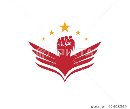 Hand strong vector icon illustration 42408549
