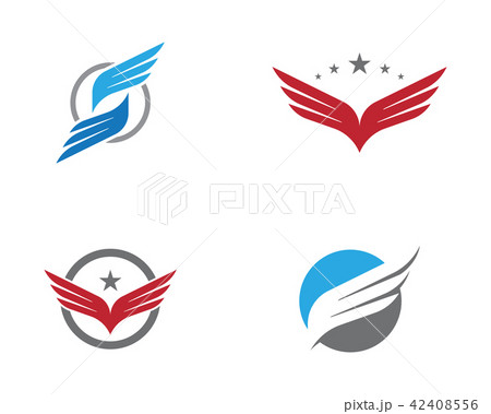 Wing Falcon Logo Template vector Wing Falcon Logo Template vector 42408556