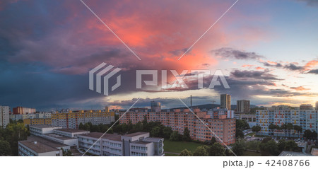 Sunset over Suburb Sunset over Suburb 42408766