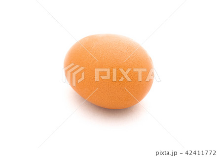 Chick Egg Isolated on White Background Chick Egg Isolated on White Background 42411772