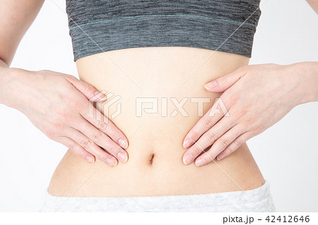 女性 お腹 女性 お腹 42412646