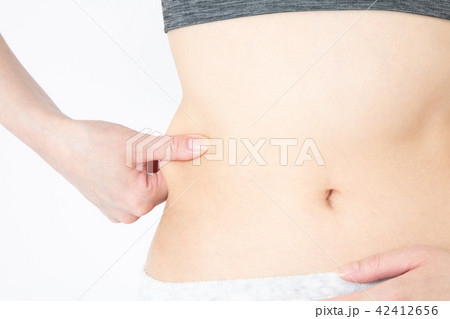 女性 お腹 42412656