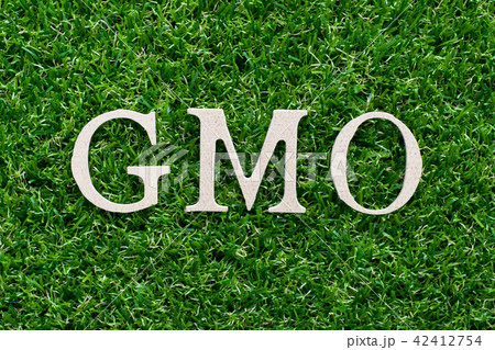 Wood alphabet in word GMO 42412754