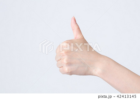 手 ジェスチャー 42413145
