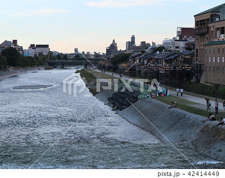 平成30年7月豪雨により河川敷の被害_三条大橋から_2018年7月22日撮影 42414449