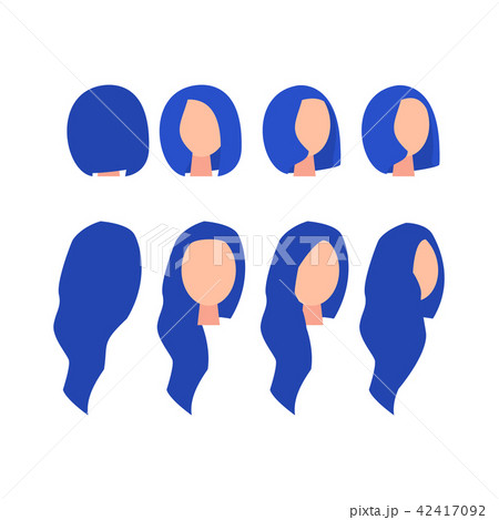 Parts of body template for design work 42417092