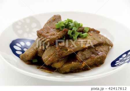 茄子の甘辛味噌煮 42417612