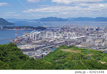 黄金山より広島湾を望む 42421446