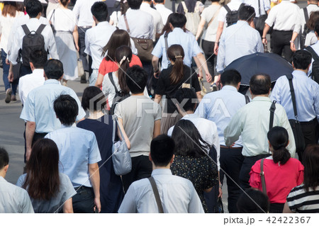 東京・通勤イメージ・夏 東京・通勤イメージ・夏 42422367