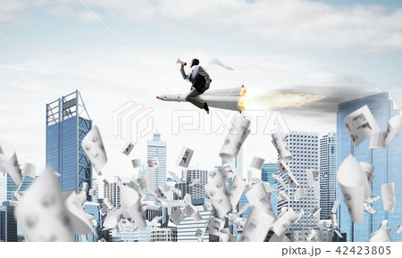 Business success and targets achievement concept. Business success and targets achievement concept. 42423805