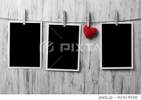 Black blank phote frame Black blank phote frame 42424086