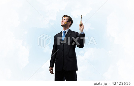 Conceptual image of modern doing business 42425619