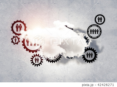 Wireless technologies for connection and sharing data as abstract concept 42426271