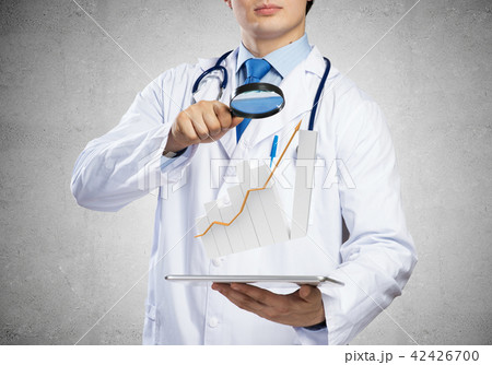Conceptual image of analytical doctor Conceptual image of analytical doctor 42426700