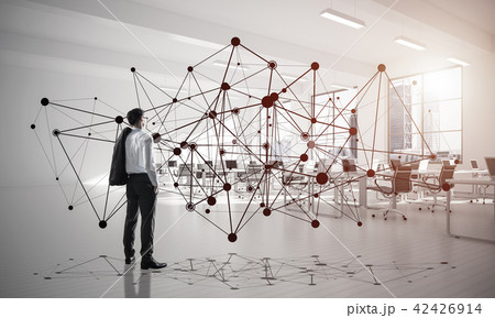 Networking and social communication concept as effective point for modern business 42426914