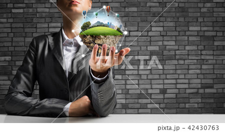 Modern eco friendly city and ecology concepts. 42430763